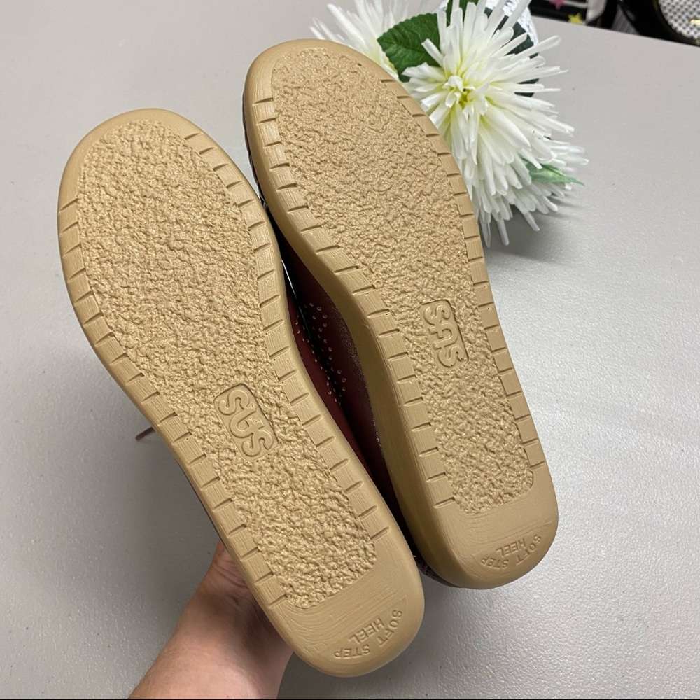 SAS Comfort Shoe Handsewn Made in USA Vintage Red - Picture 3 of 7